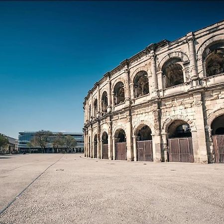 Ferienwohnung Le Carmen - Terrace - Garage Nîmes Exterior foto